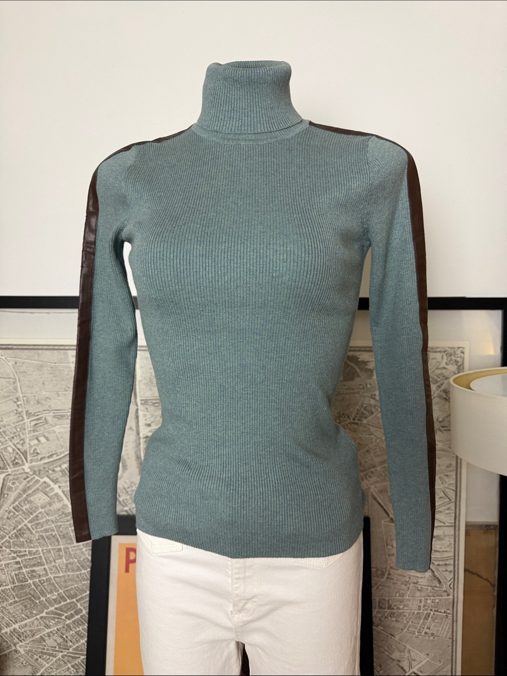Ralph Lauren sweater leather strap Size M